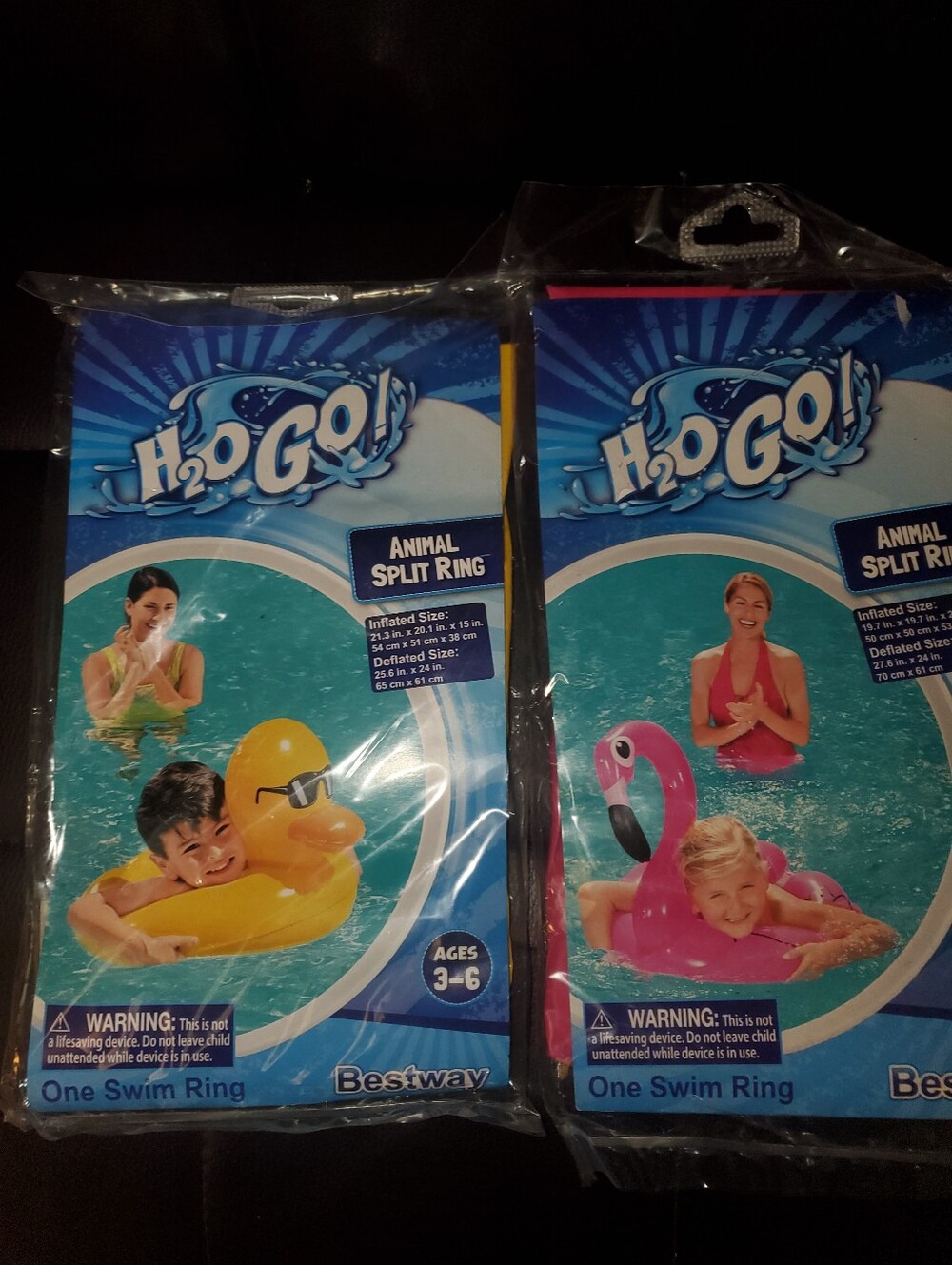 2 H2O GO! Inflatable Swim Rings